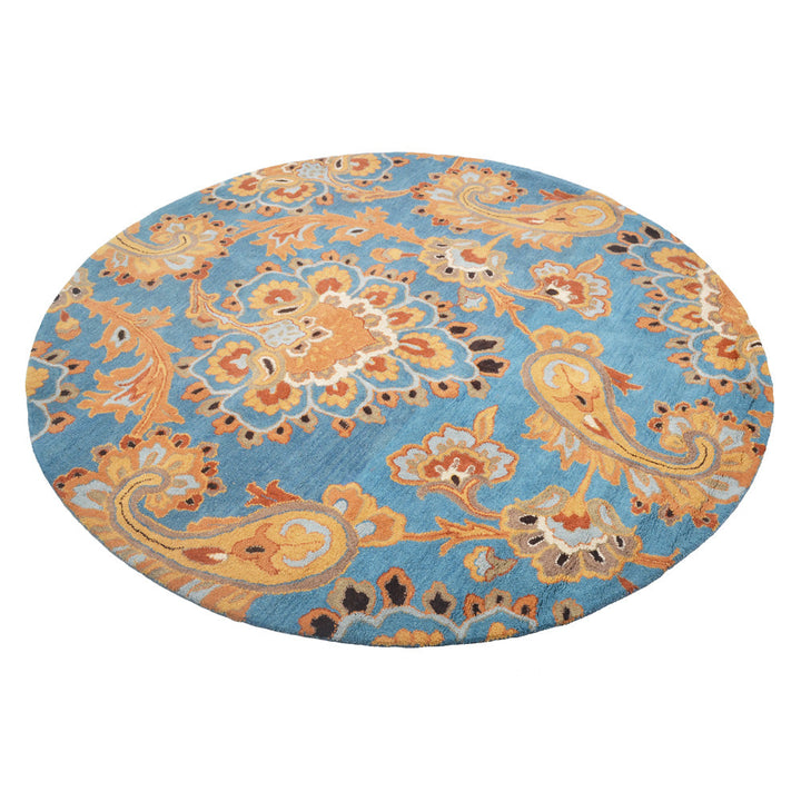 Hand Tufted Wool Floral Rug