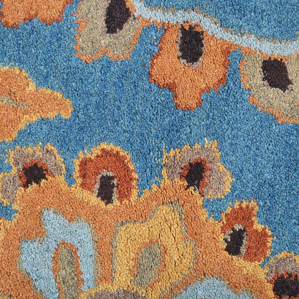 Hand Tufted Wool Floral Rug