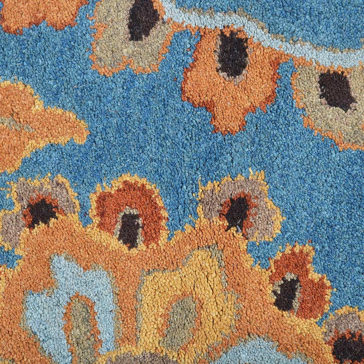 Hand Tufted Wool Floral Rug