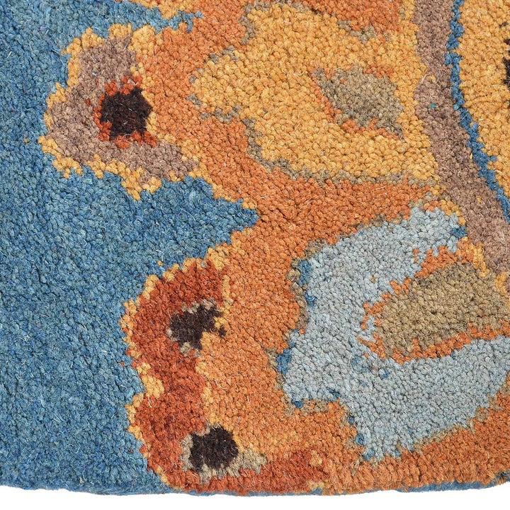 Hand Tufted Wool Floral Rug