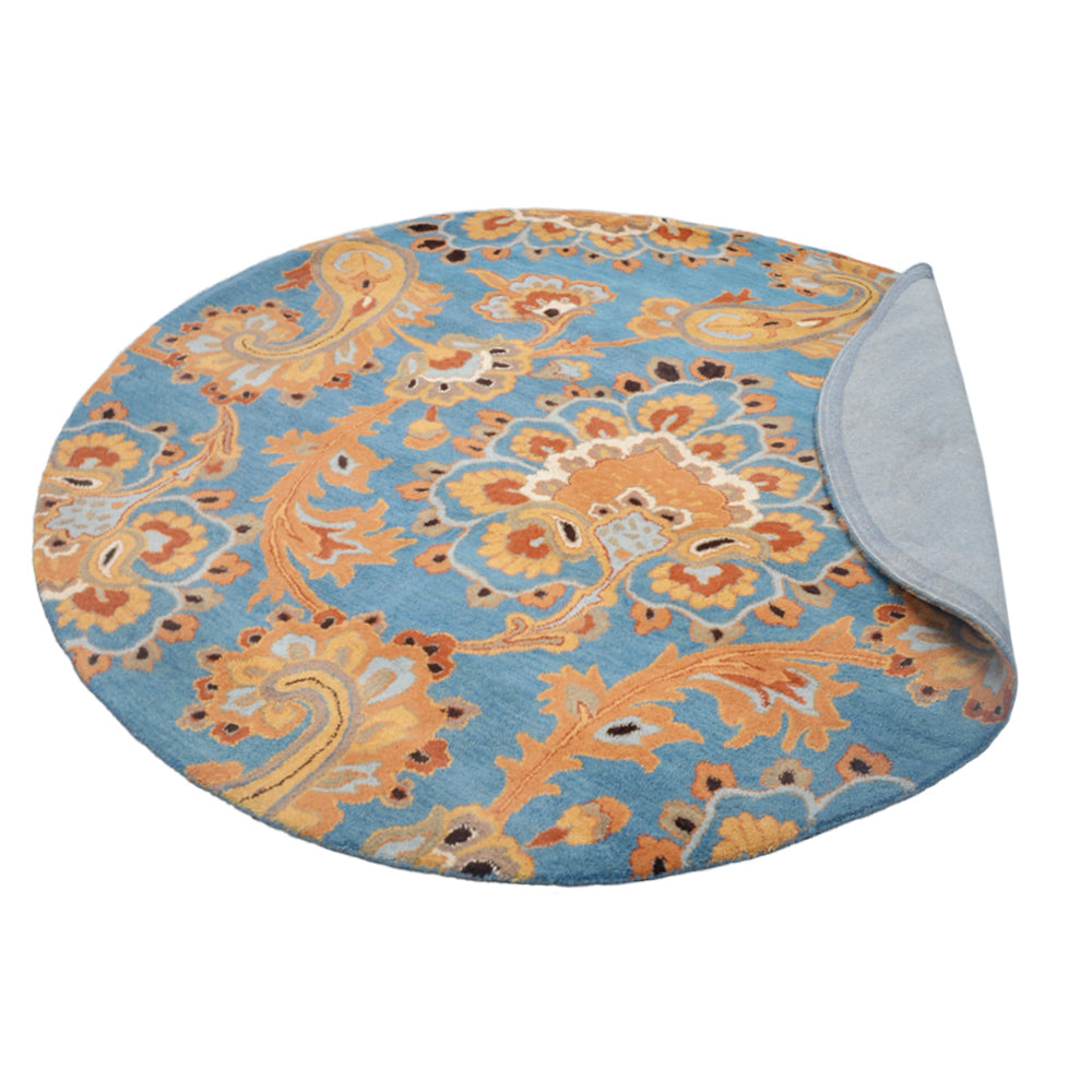 Hand Tufted Wool Floral Rug