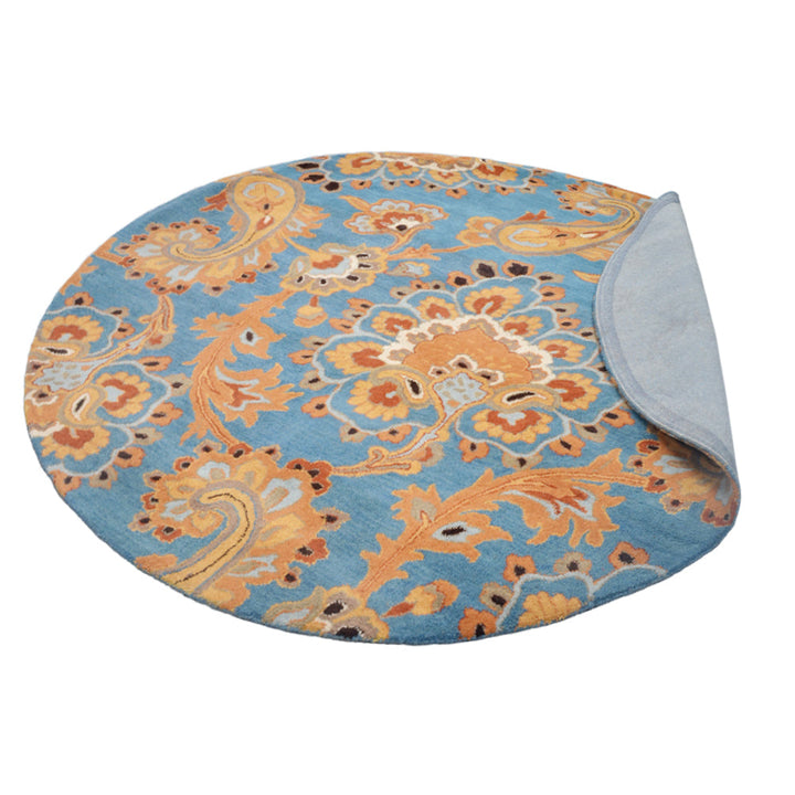 Hand Tufted Wool Floral Rug