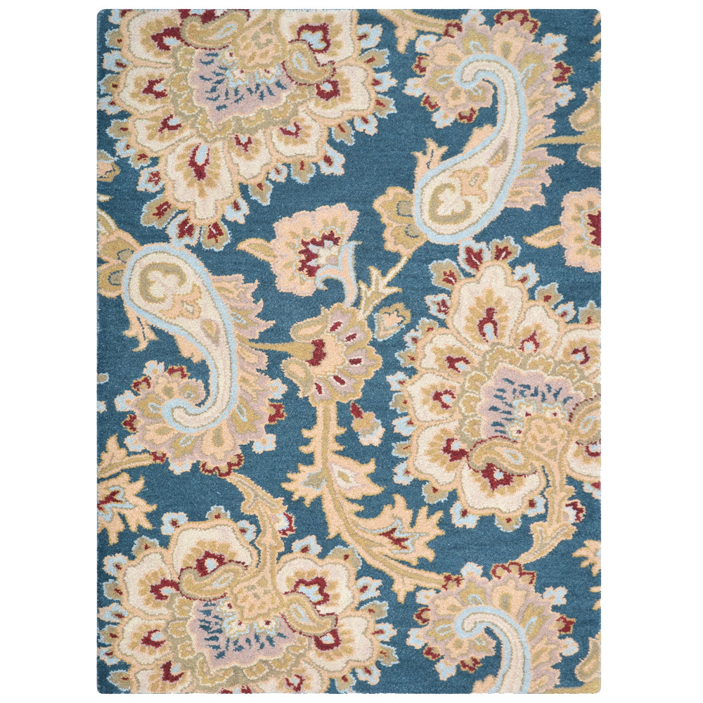 Hand Tufted Wool Floral Rug