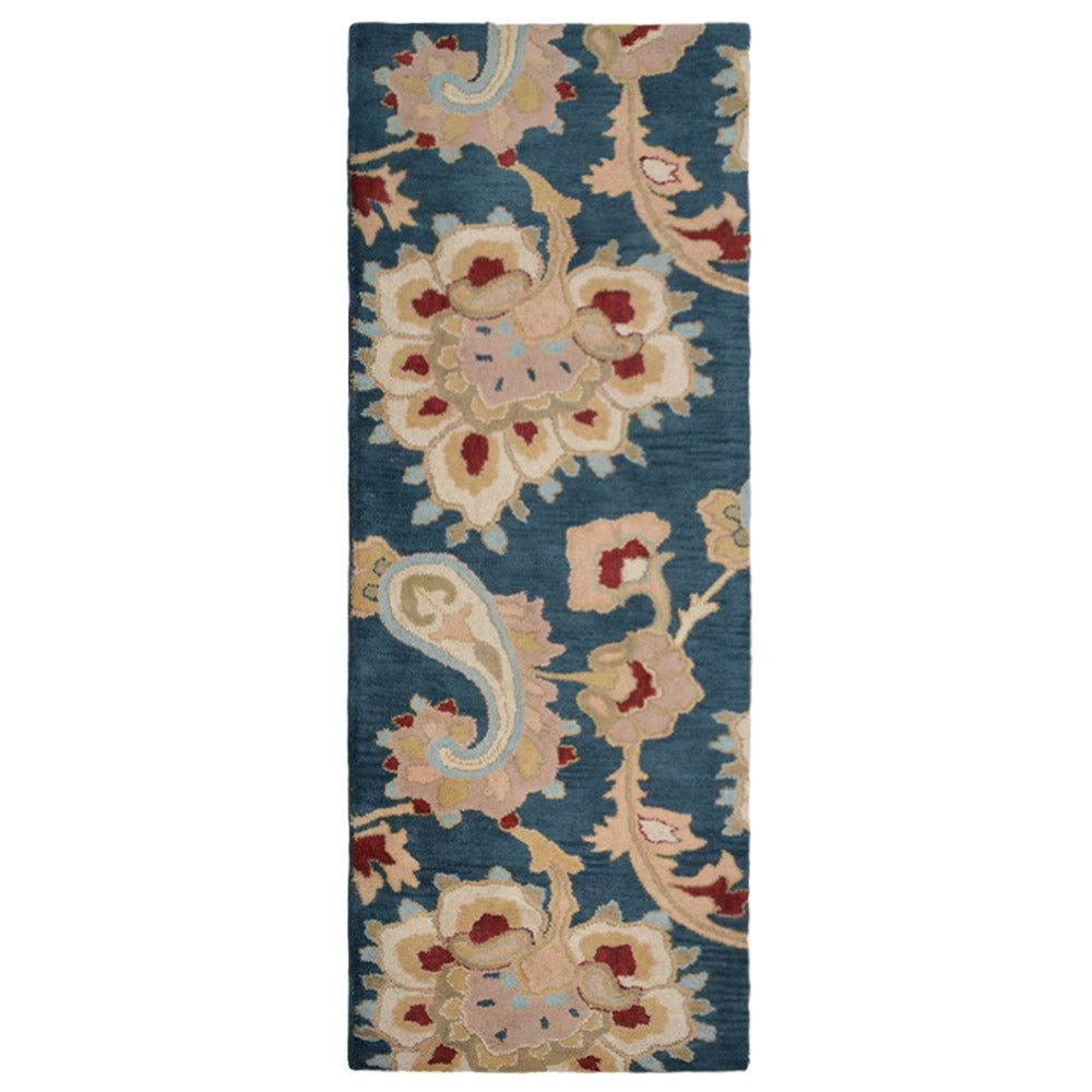 Hand Tufted Wool Floral Rug