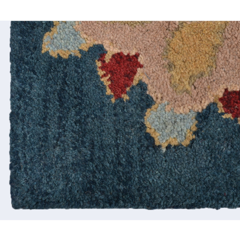 Hand Tufted Wool Floral Rug