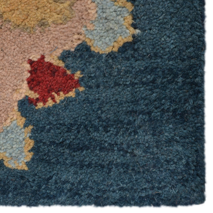 Hand Tufted Wool Floral Rug