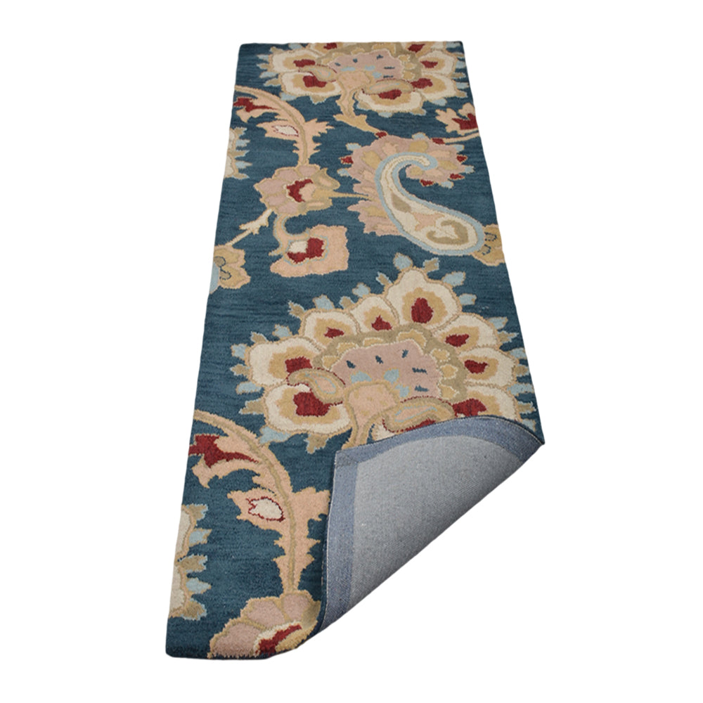 Hand Tufted Wool Floral Rug