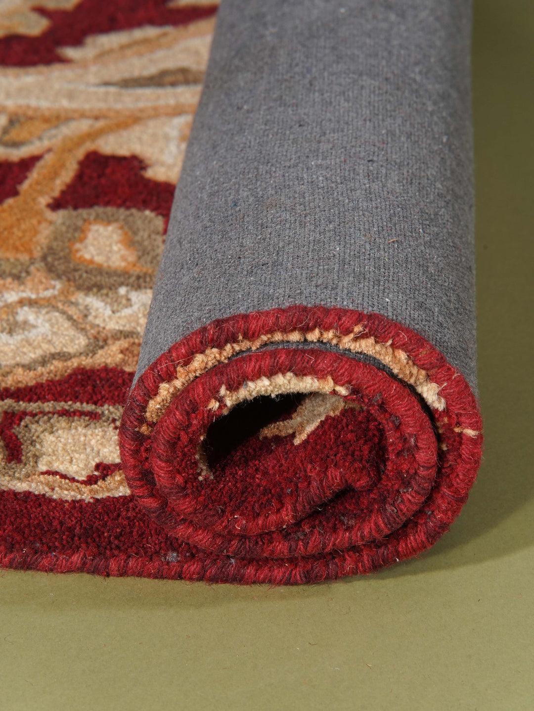 Hand Tufted Wool Floral Rug