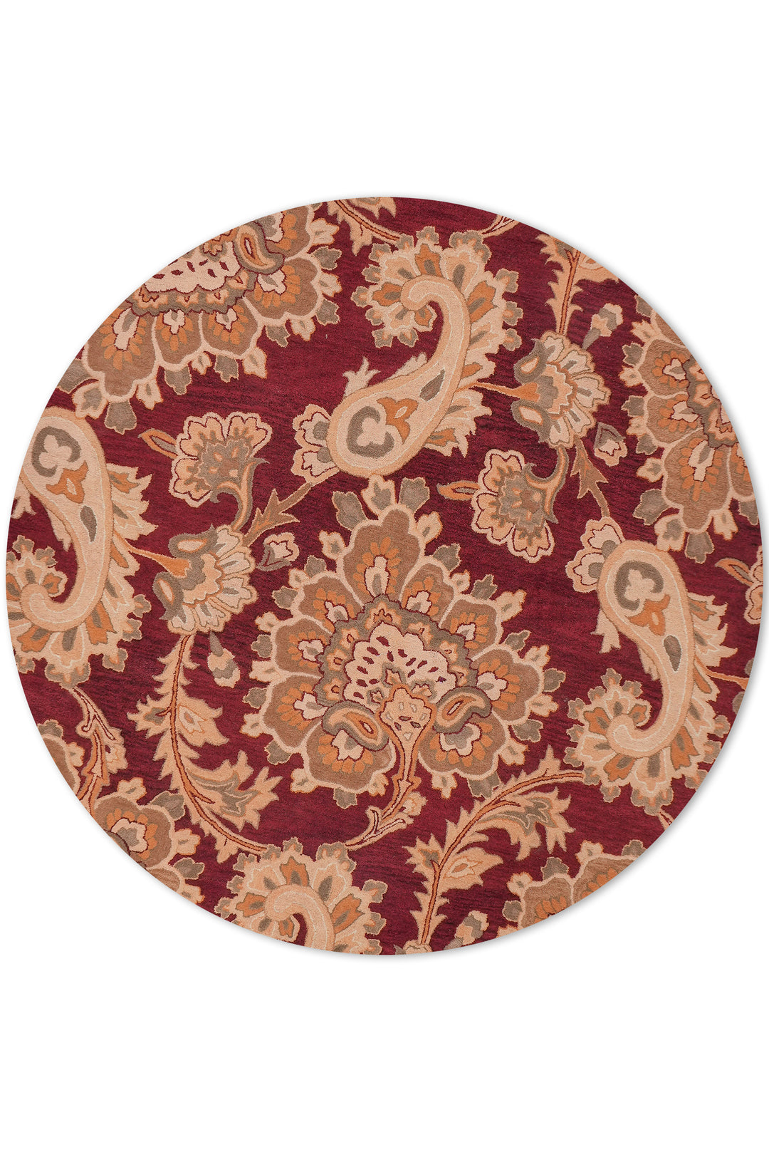 Hand Tufted Wool Floral Rug