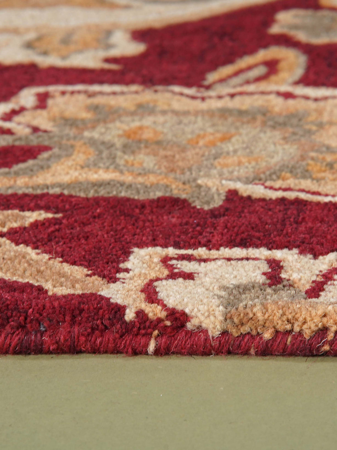 Hand Tufted Wool Floral Rug