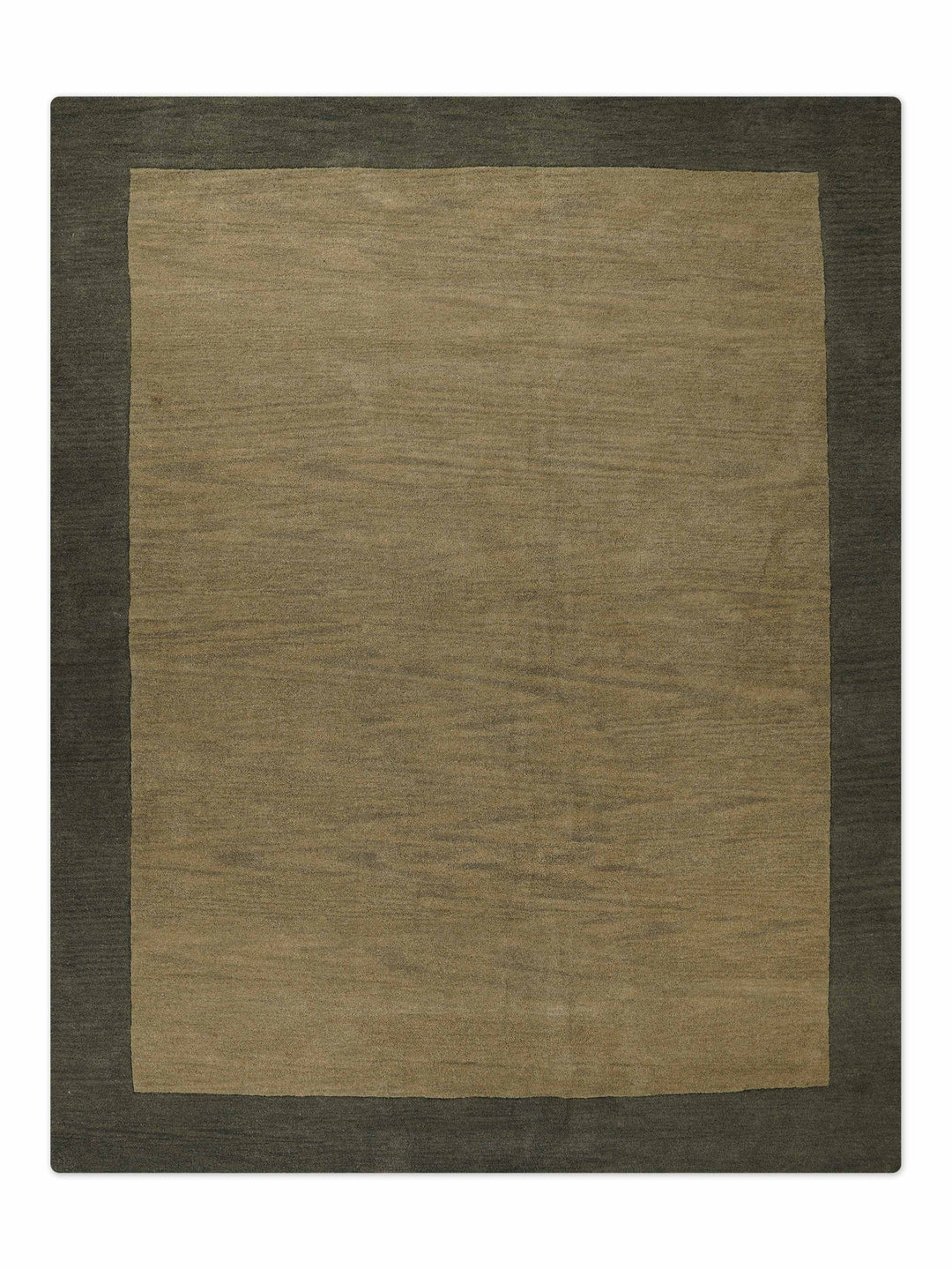 Hand Tufted Wool Area Rug Contemporary Blue K00201
