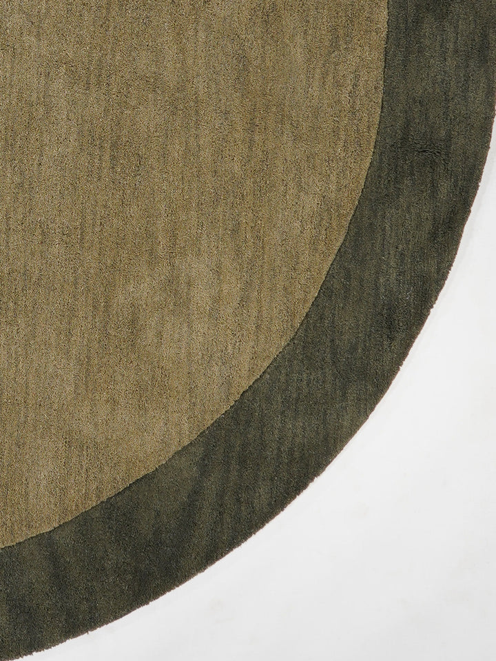 Hand Tufted Wool Area Rug Contemporary Blue K00201