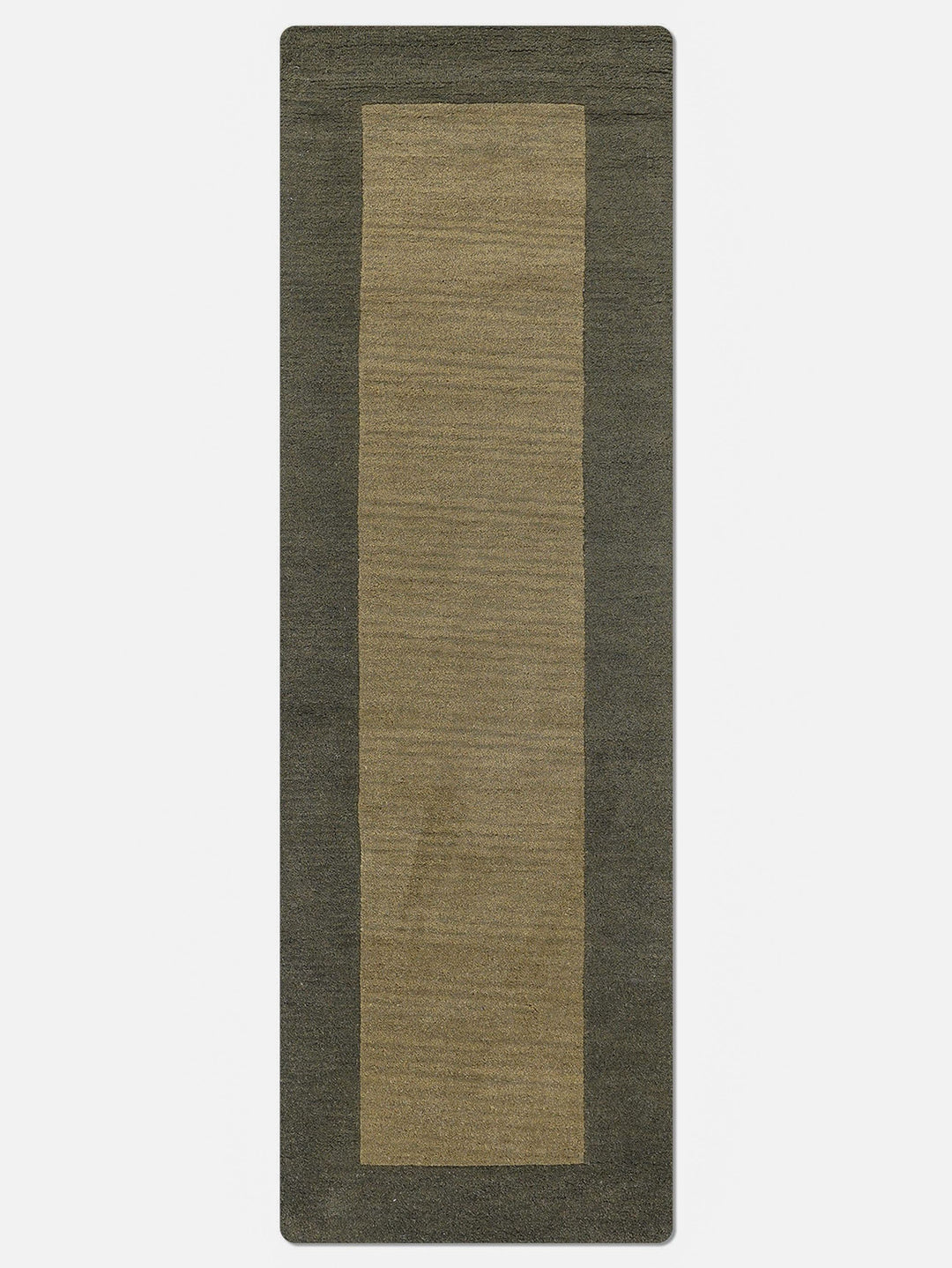 Hand Tufted Wool Area Rug Contemporary Blue K00201