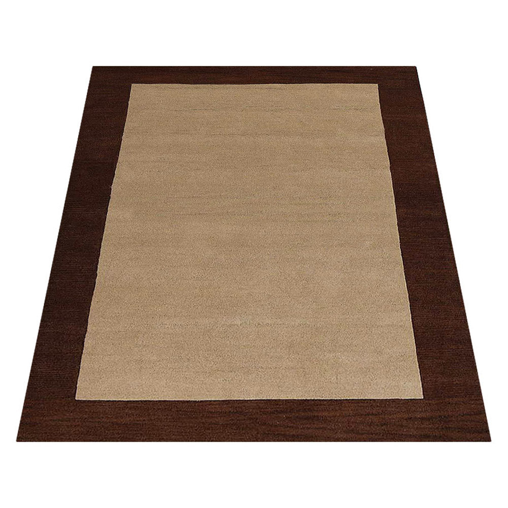 Hand Tufted Wool Area Rug Contemporary Blue K00201