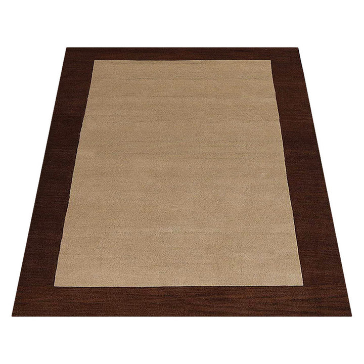 Hand Tufted Wool Area Rug Contemporary Blue K00201
