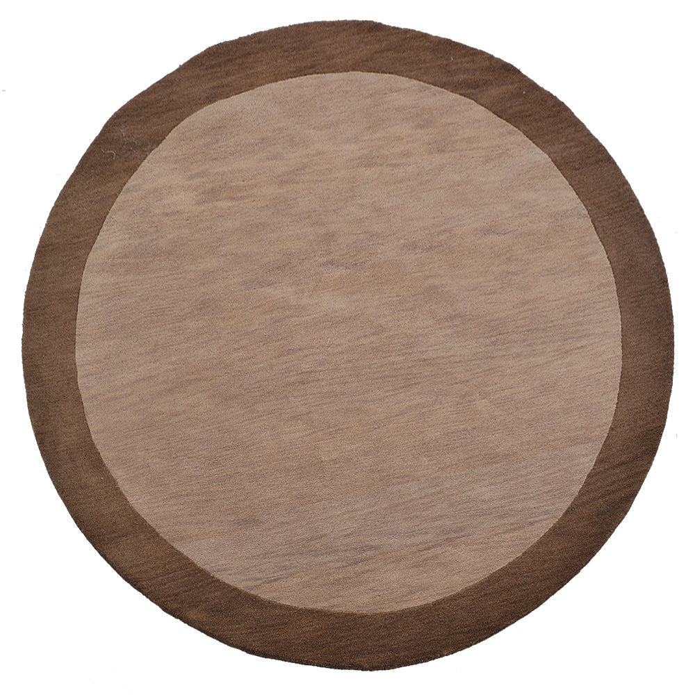 Hand Tufted Wool Area Rug Contemporary Blue K00201