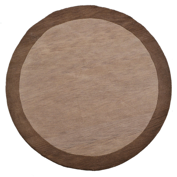 Hand Tufted Wool Area Rug Contemporary Blue K00201
