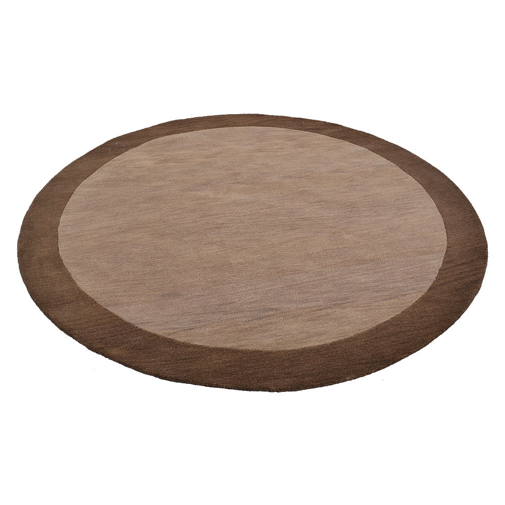 Hand Tufted Wool Area Rug Contemporary Blue K00201