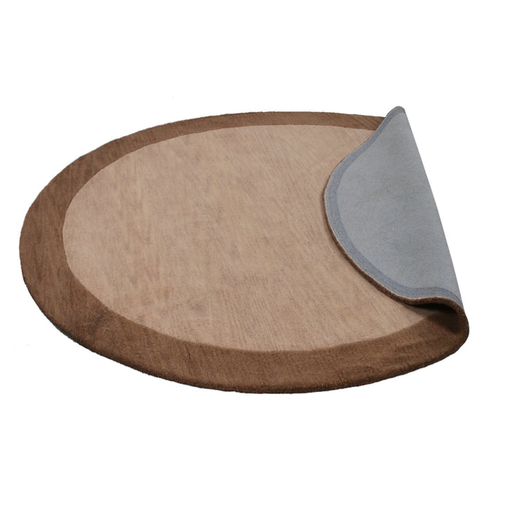 Hand Tufted Wool Area Rug Contemporary Blue K00201