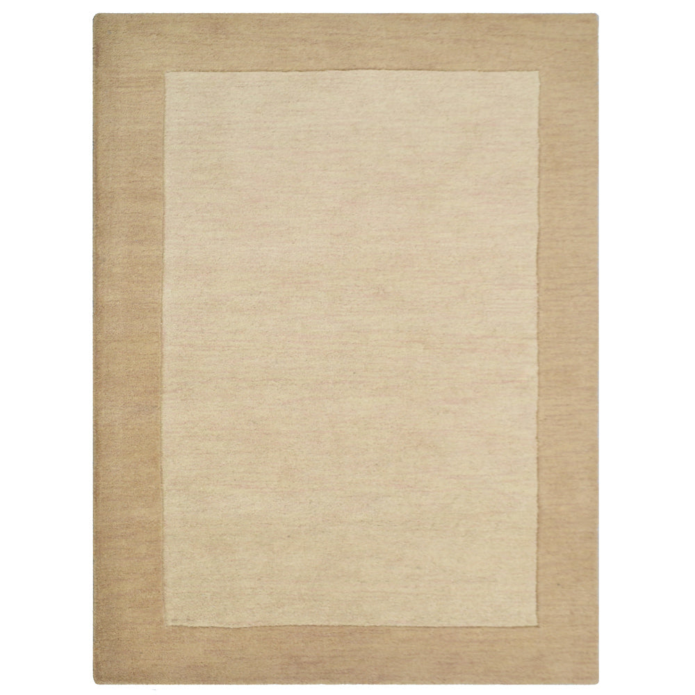 Hand Tufted Wool Area Rug Contemporary Blue K00201