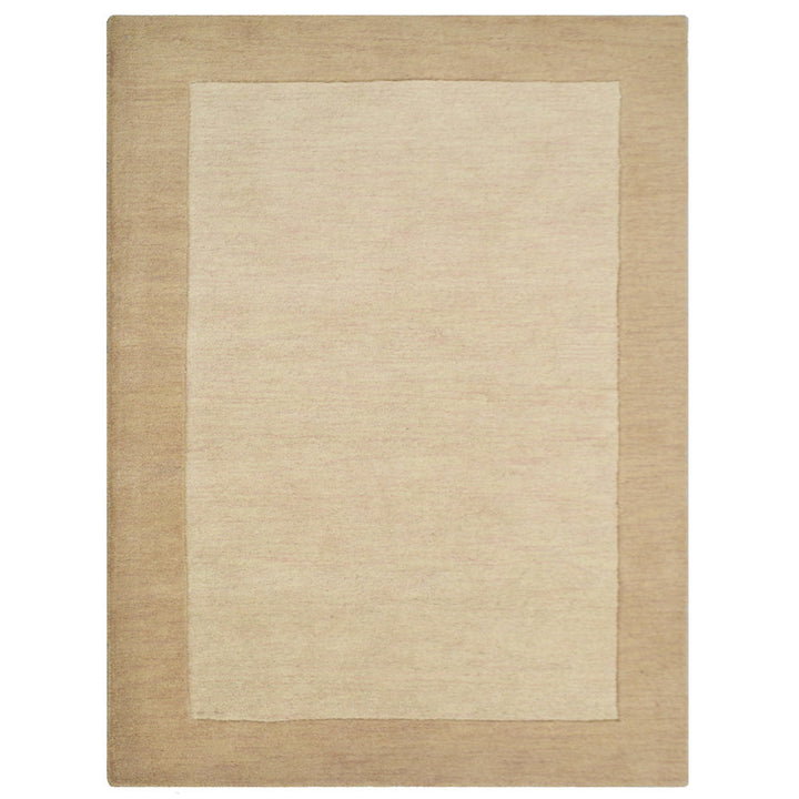 Hand Tufted Wool Area Rug Contemporary Blue K00201
