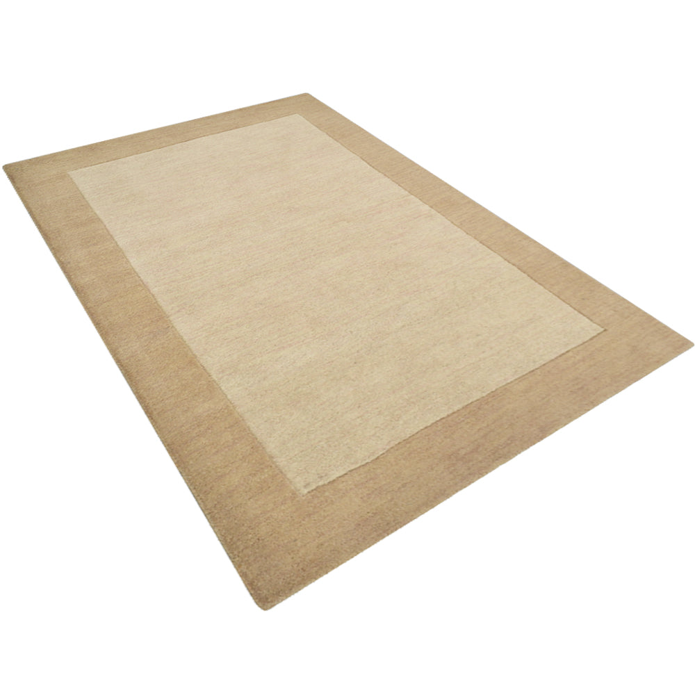 Hand Tufted Wool Area Rug Contemporary Blue K00201