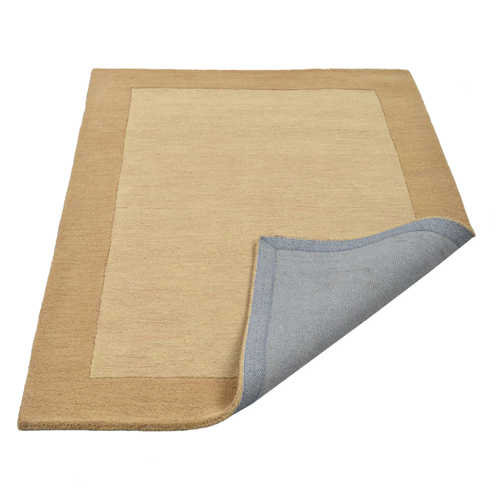 Hand Tufted Wool Area Rug Contemporary Blue K00201