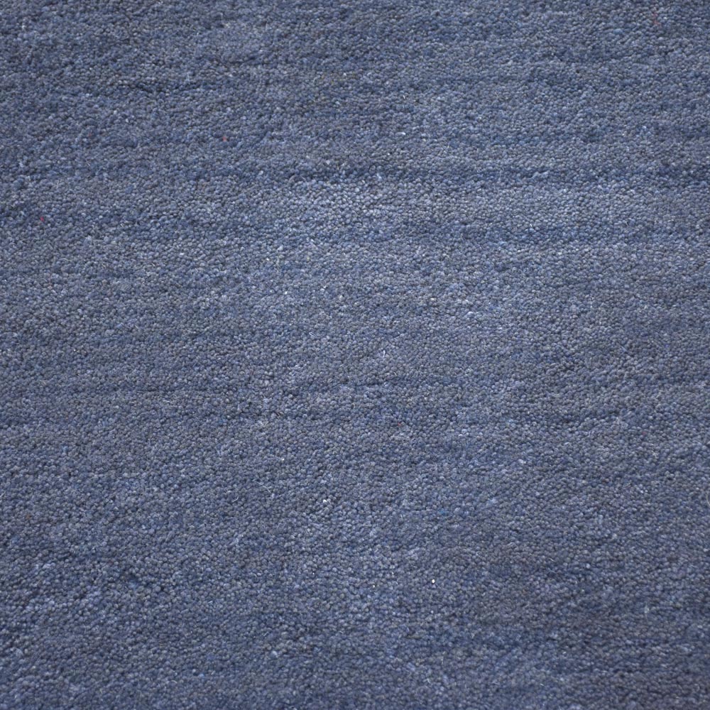 Hand Tufted Wool Area Rug Contemporary Blue K00201