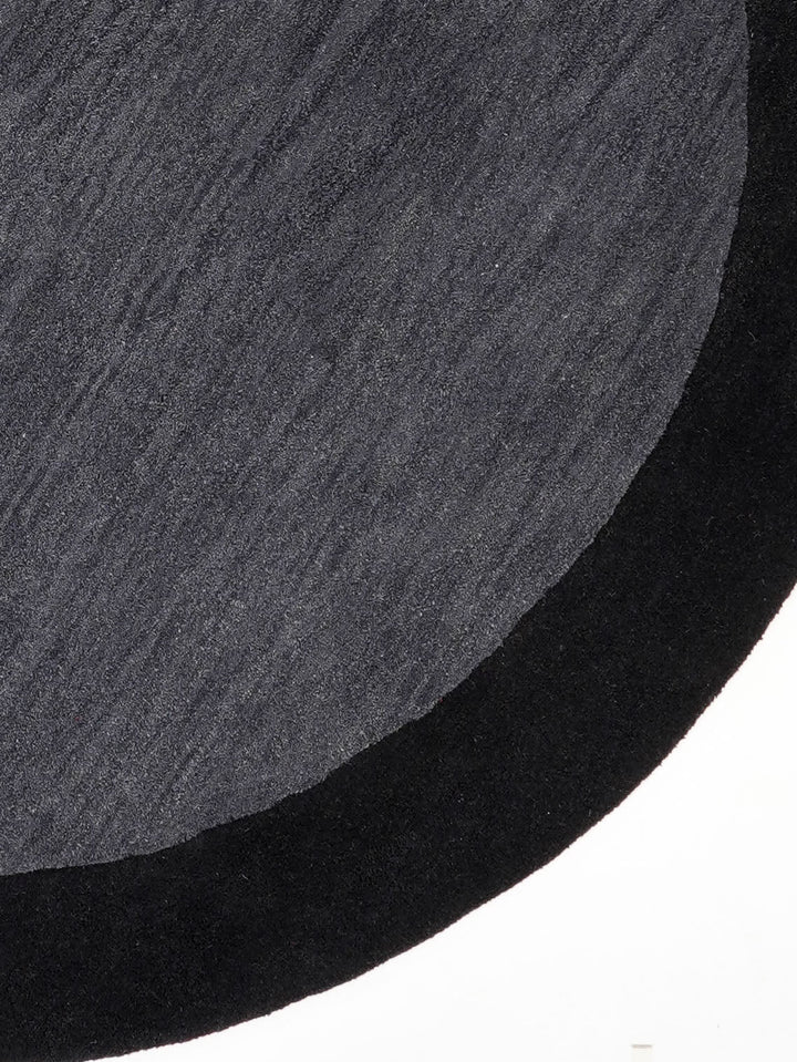 Hand Tufted Wool Area Rug Contemporary Blue K00201