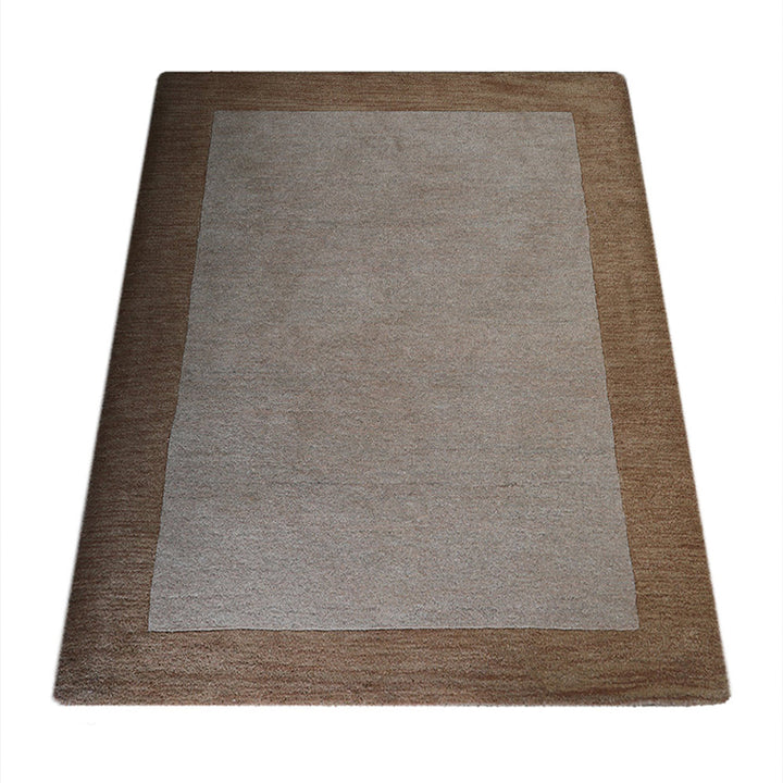 Hand Tufted Wool Area Rug Contemporary Blue K00201