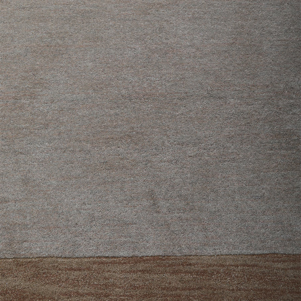 Hand Tufted Wool Area Rug Contemporary Blue K00201