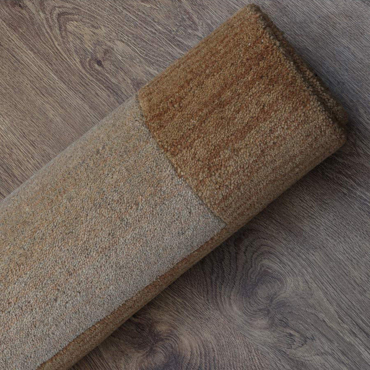 Hand Tufted Wool Area Rug Contemporary Blue K00201