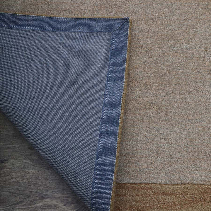 Hand Tufted Wool Area Rug Contemporary Blue K00201