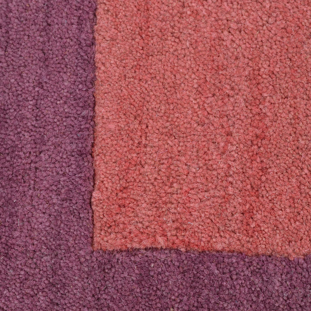 Hand Tufted Wool Area Rug Contemporary Blue K00201