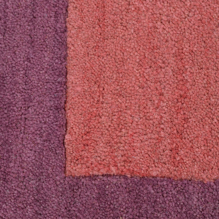 Hand Tufted Wool Area Rug Contemporary Blue K00201