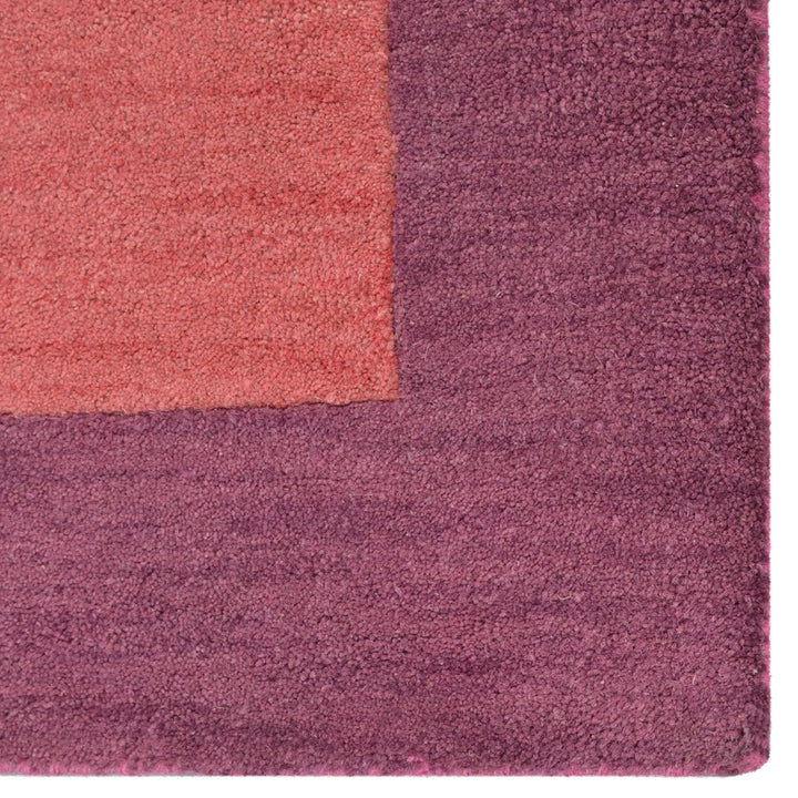 Hand Tufted Wool Area Rug Contemporary Blue K00201
