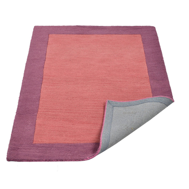 Hand Tufted Wool Area Rug Contemporary Blue K00201