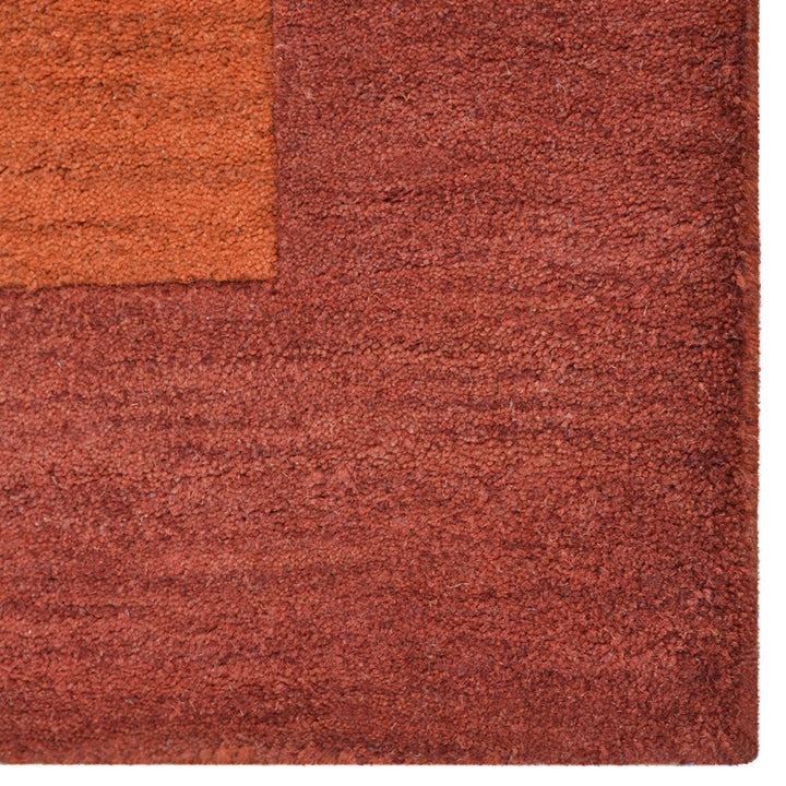 Hand Tufted Wool Area Rug Contemporary Blue K00201