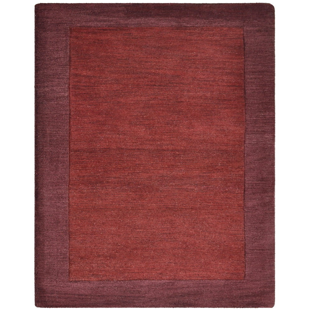 Hand Tufted Wool Area Rug Contemporary Blue K00201
