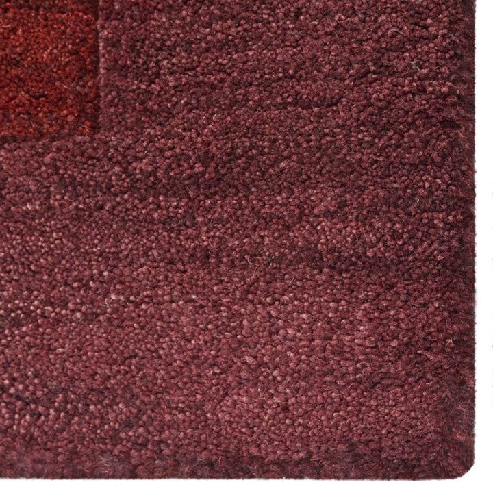 Hand Tufted Wool Area Rug Contemporary Blue K00201