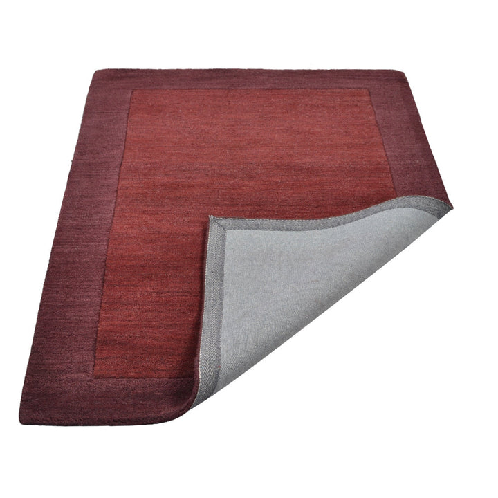 Hand Tufted Wool Area Rug Contemporary Blue K00201