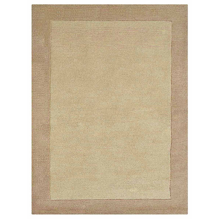 Hand Tufted Wool Area Rug Contemporary Blue K00201
