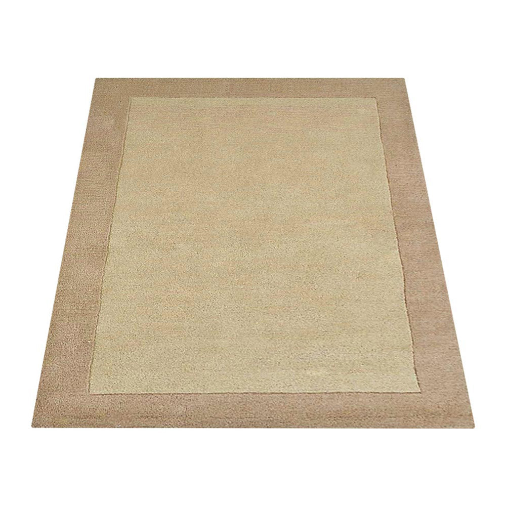 Hand Tufted Wool Area Rug Contemporary Blue K00201