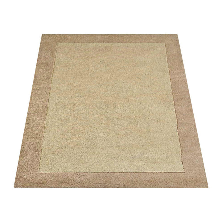 Hand Tufted Wool Area Rug Contemporary Blue K00201