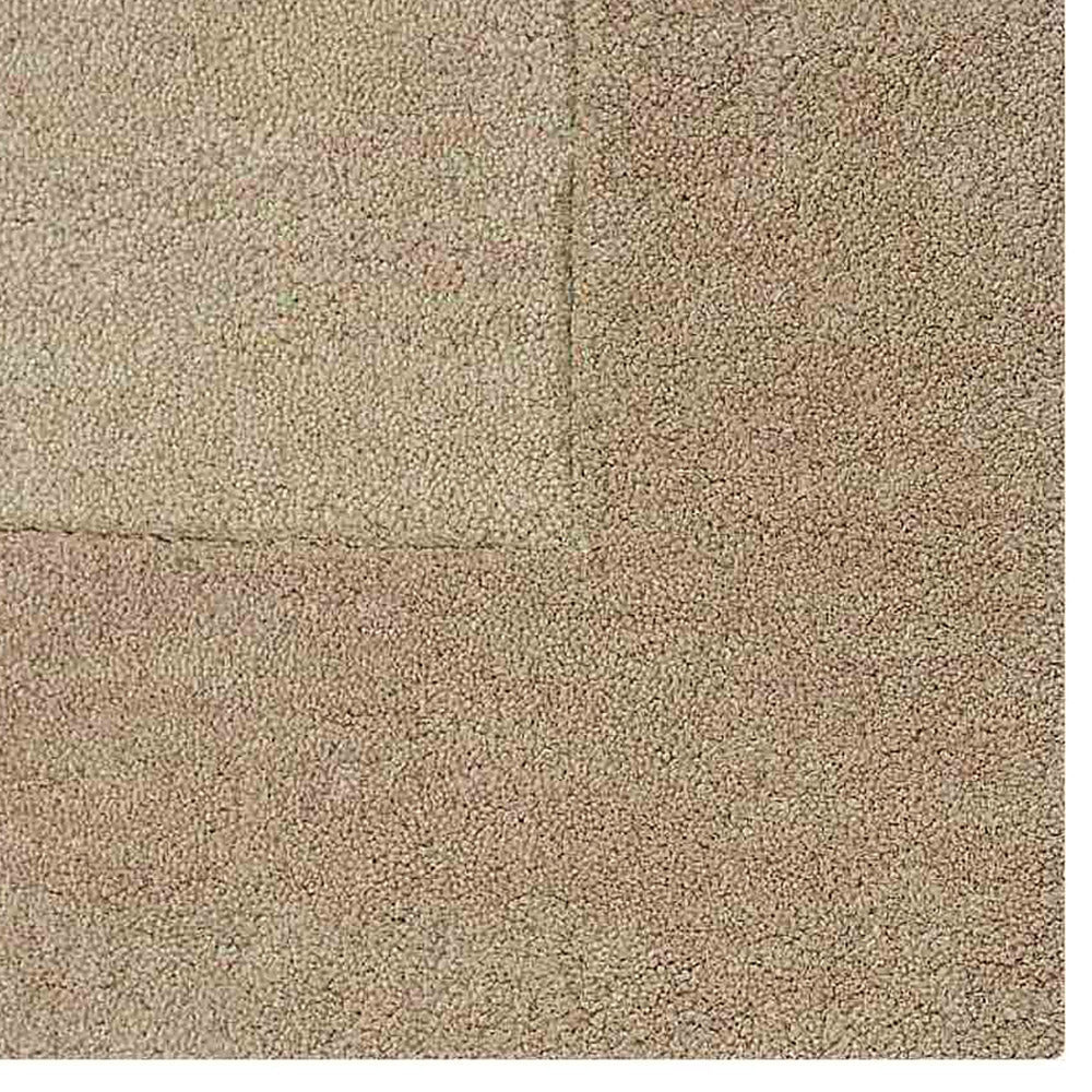Hand Tufted Wool Area Rug Contemporary Blue K00201