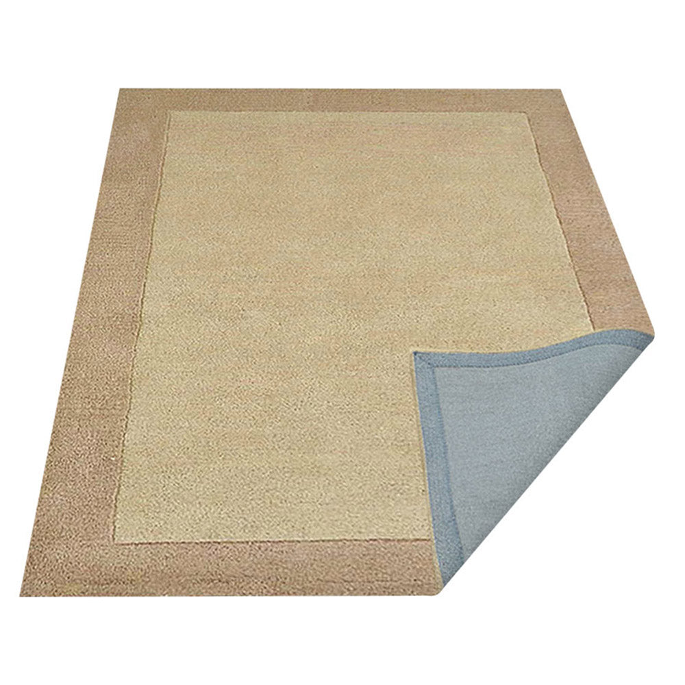 Hand Tufted Wool Area Rug Contemporary Blue K00201