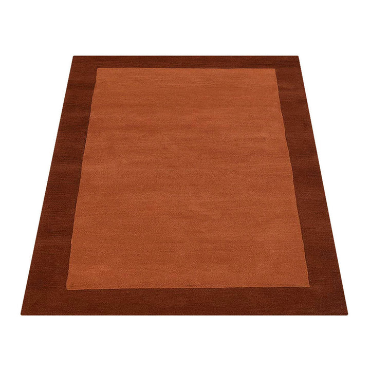 Hand Tufted Wool Area Rug Contemporary Blue K00201
