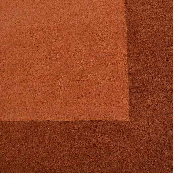 Hand Tufted Wool Area Rug Contemporary Blue K00201