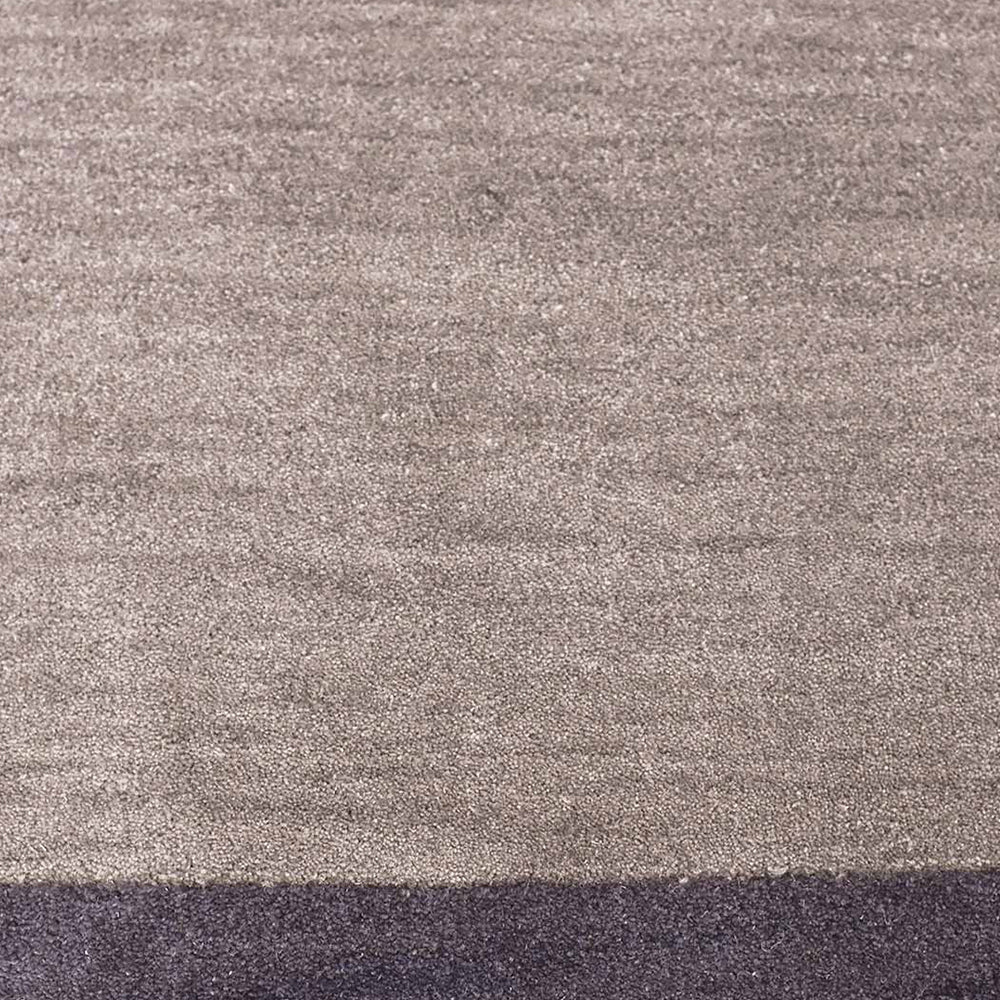Hand Tufted Wool Area Rug Contemporary Blue K00201