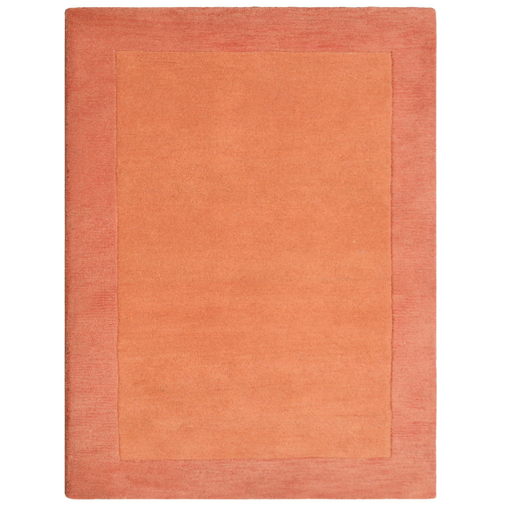 Hand Tufted Wool Area Rug Contemporary Blue K00201